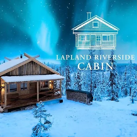 Chalet Lapland Riverside Cabin, Aekaesjoki Hideaway - Riverview, Traditional Sauna, Avanto, Wifi, Ski, Yllaes Akasjoensuu