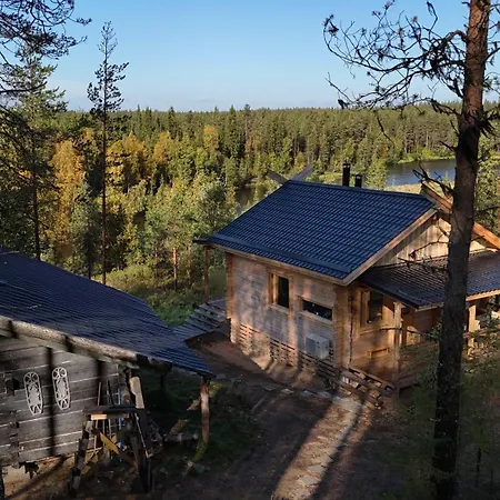Lapland Riverside Cabin, Aekaesjoki Hideaway - Riverview, Traditional Sauna, Avanto, Wifi, Ski, Yllaes * Akasjoensuu