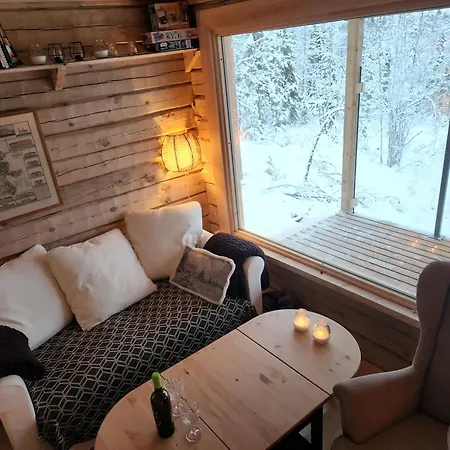 Lapland Riverside Cabin, Aekaesjoki Hideaway - Riverview, Traditional Sauna, Avanto, Wifi, Ski, Yllaes Chalet *