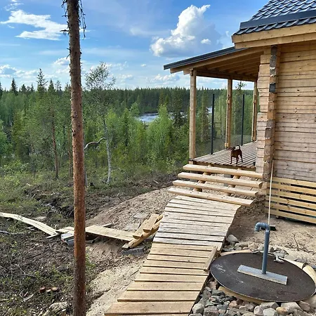 Lapland Riverside Cabin, Aekaesjoki Hideaway - Riverview, Traditional Sauna, Avanto, Wifi, Ski, Yllaes Chalet Akasjoensuu