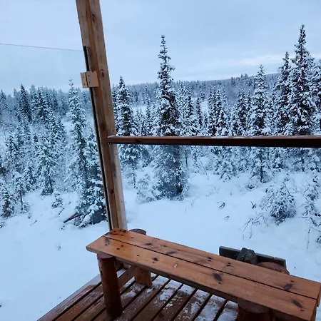 Chalet Lapland Riverside Cabin, Aekaesjoki Hideaway - Riverview, Traditional Sauna, Avanto, Wifi, Ski, Yllaes *