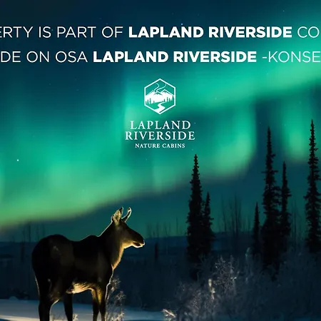 Lapland Riverside Cabin, Aekaesjoki Hideaway - Riverview, Traditional Sauna, Avanto, Wifi, Ski, Yllaes