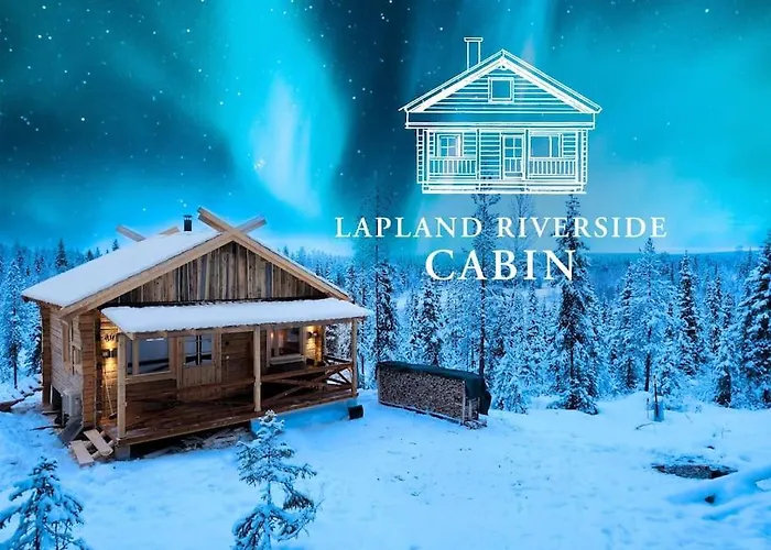 Chalet Lapland Riverside Cabin, Aekaesjoki Hideaway - Riverview, Traditional Sauna, Avanto, Wifi, Ski, Yllaes Akasjoensuu
