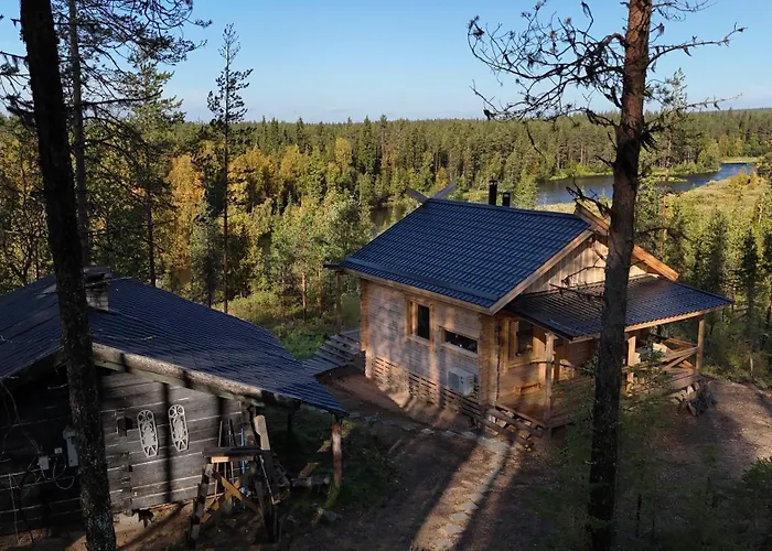Lapland Riverside Cabin, Aekaesjoki Hideaway - Riverview, Traditional Sauna, Avanto, Wifi, Ski, Yllaes * Akasjoensuu